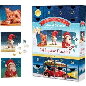 Eurographics Christmas Animals Advent Calendar Puzzle